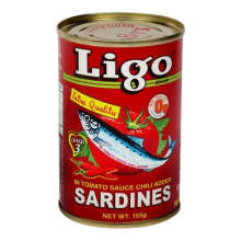 LIGO SARDINES TS W/ CHILI 155G LESS 1.00