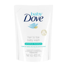 BABY DOVE HRT SENSETIVE 430ML.