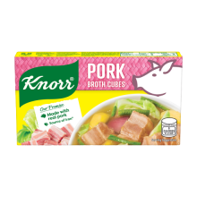 KNORR CUBES PORK 60G 6'S