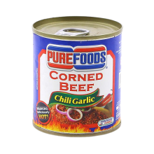 PUREFOODS CORNBEEF & CHILI GARLIC 210X2
