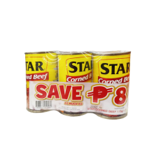 STAR CORNED BEEF 3X175G SAVE 8 030014