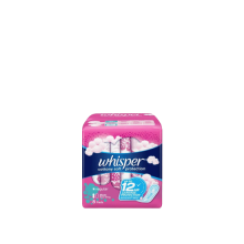 WHISPER COTTON CLEAN REG FLOW NON-WINGS 8S