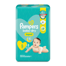 PAMPERS DRY 18'S