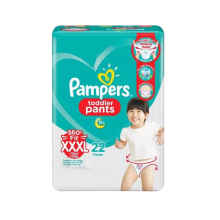 PAMPERS  TODDLER PANTS XXXL 22'S