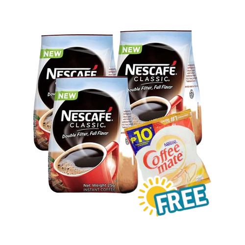 NESCAFE CLASSIC 25G FREE COFFEE MATE 30G