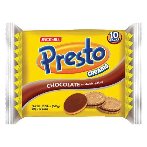 JNJ PRESTO CHOCO 30GX10'S