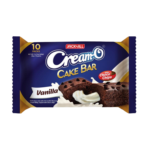 JNJ CREAM-O CAKE BAR VANILLA 10'S