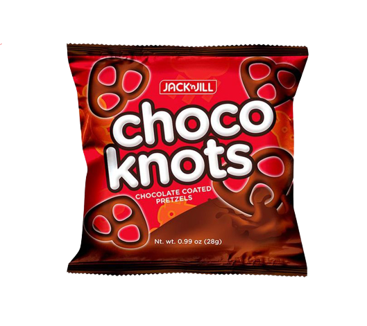 JNJ CHOCO KNOTS 28G