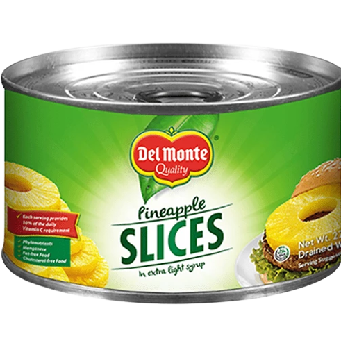 DEL MONTE PINEAPPLE SLICES 227G