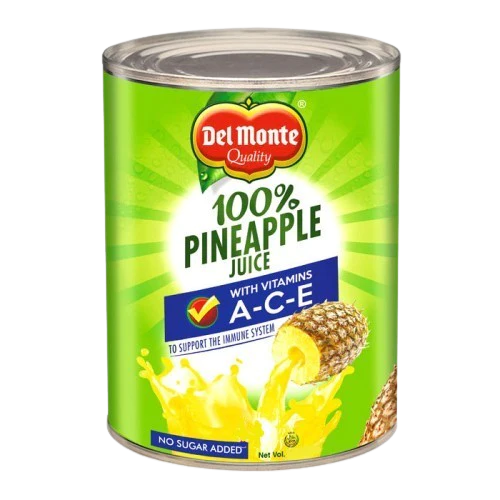 DEL MONTE 100% PINEAPPLE A-C-E 530ML