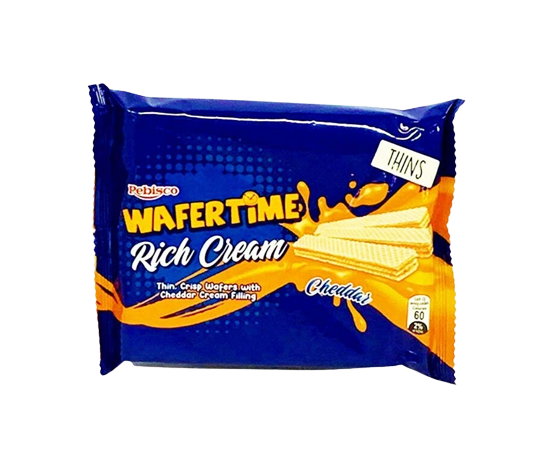 WAFERTIME RICH CREAM THINS CHEDDAR