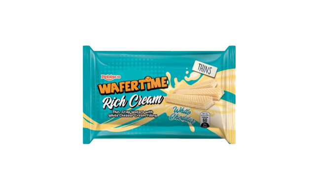 WAFERTIME RICH CREAM THINS WHITE CHEDDAR
