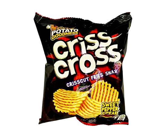 CRISS CROSS SWEET PEPPER STEAK 20G