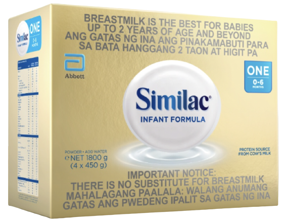 SIMILAC ONE 0-6MONTHS 1800G