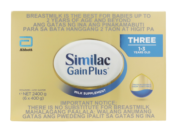 SIMILAC GAINPLUS 1-3 (6X400)
