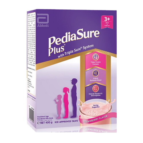 PEDIASURE PLUS 3+ STRAW 400G
