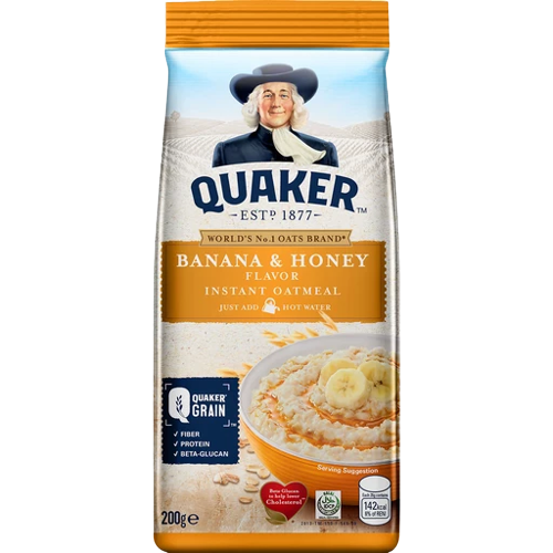 QUAKER BANANA&HONEY 200G.