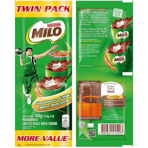 MILO TWINPACK 8'S