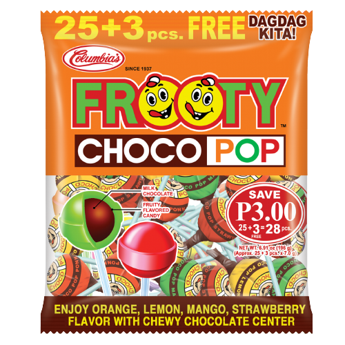 COL FROOTY CHOCO POP 25+3