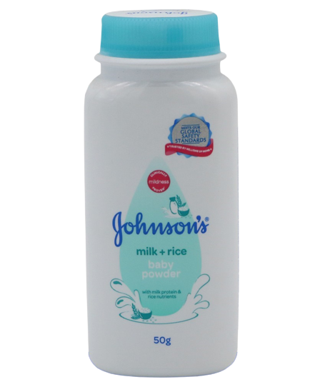 JOHNSON'S BABY POWDER MILK+RICE 50G 79620630
