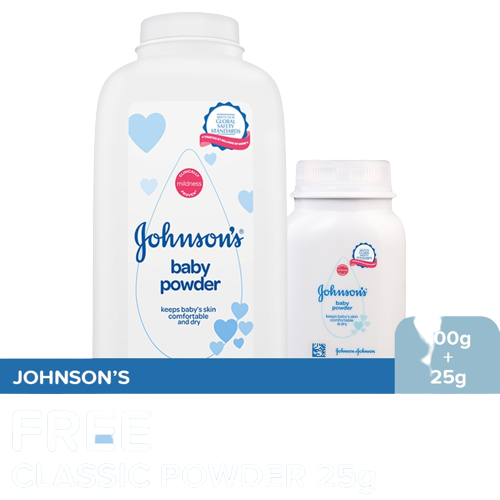 JOHNSON'S BABY PWRD 100G+25G