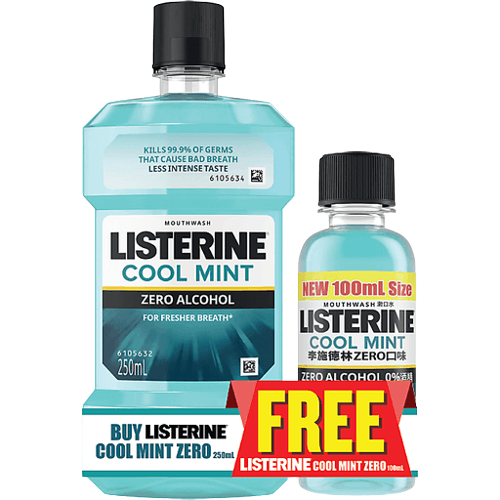 LISTERINE C.MINT 250ML+FREE 100ML