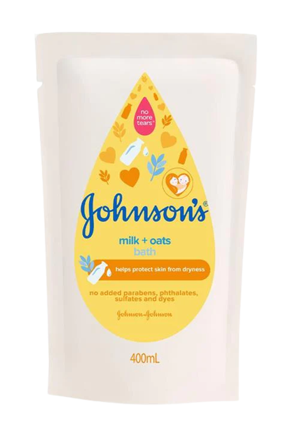 JOHNSON'S BABY BATH MILK+OATS 400ML REF 79602001