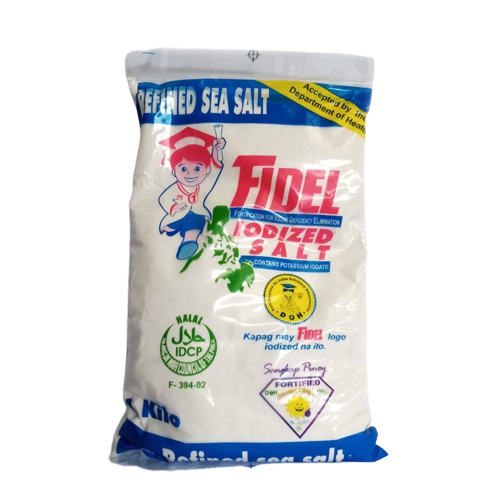 FIDEL IODIZED SALT  REFINED 1KG