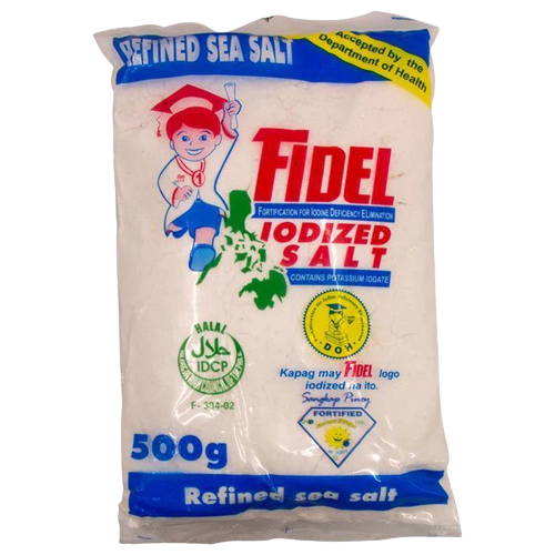 FIDEL IODIZED SALT R 500G.