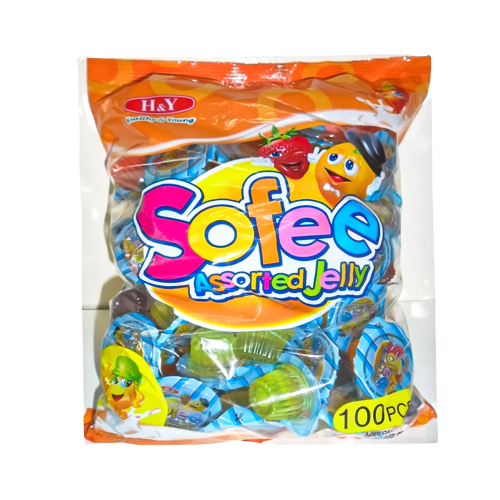 H&Y SOFEE ASSORTED JELLY 100'S
