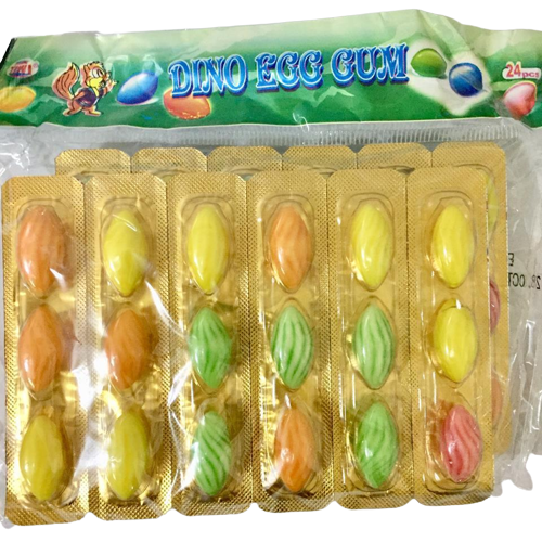 TIWI DINO EGG GUM 24'S