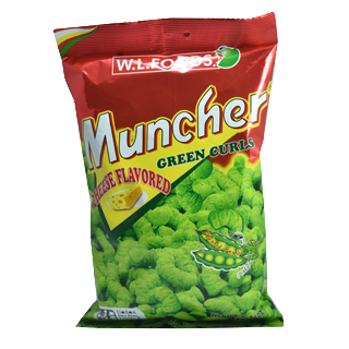MUNCHER GREEN CURLS 60G