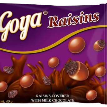 GOYA RAISING W/MILK CHOCO 37G
