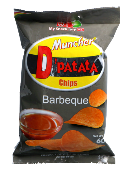 MUNCHER D'PATATA CHIPS BBQ 60G