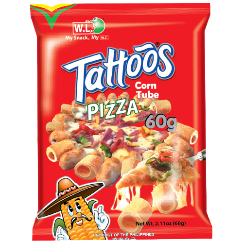 TATTOOS PIZZA 60G TUBE