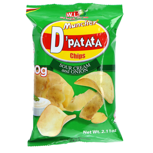 MUNCHER D'PATATA SOUR&CREAM 60G