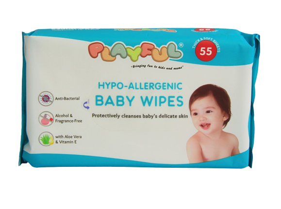 PLAYFUL WIPES 55'S PWA038