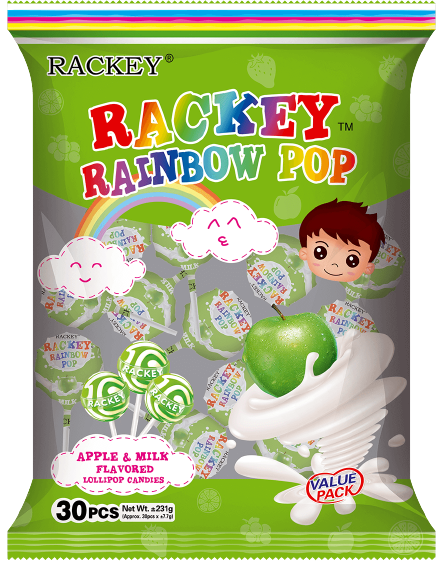RACKEY RAINBOW APPLE&MILK 30'S