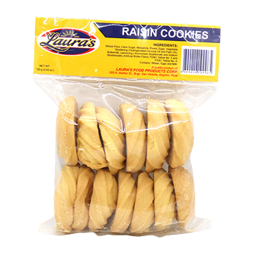 LAURA'S RAISIN COOKIES 100G