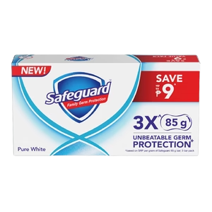 SAFEGUARD WHT 3X85G SAVE 9.00