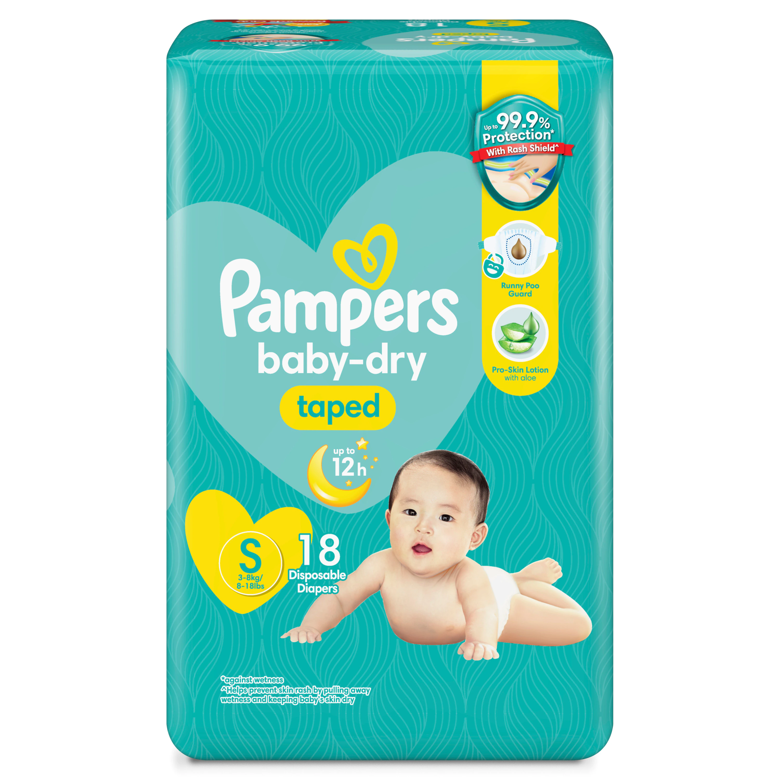 PAMPERS DRY 18'S