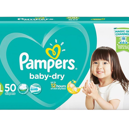 PAMPERS B-DRY TS JUMBO XXL 50'S