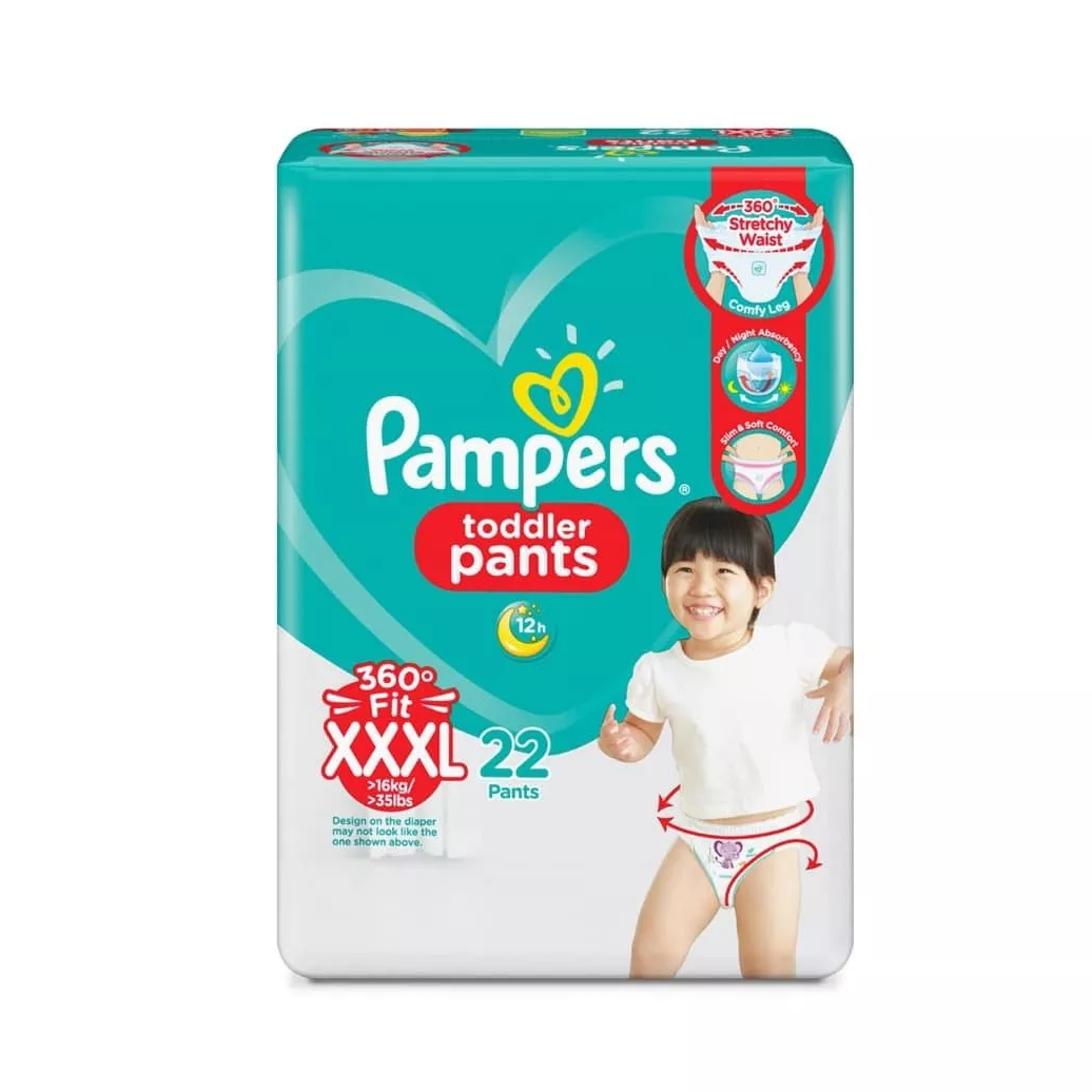 PAMPERS PANTS XXXL 22'S