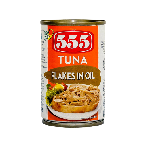 555 TUNA JR FLAKES IN OIL 130G