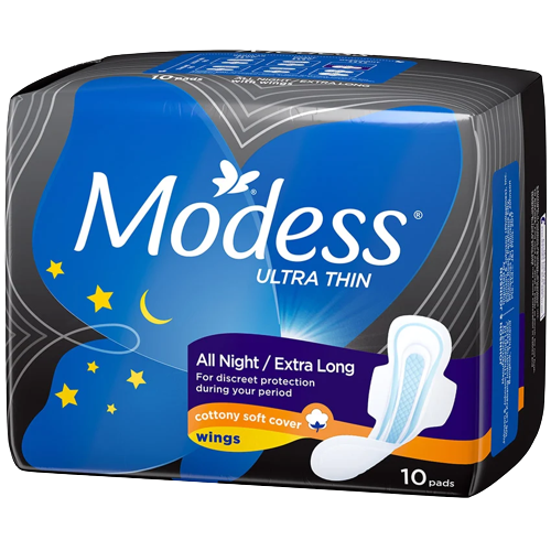 MODESS CSOFT UT OVERNIGHT W/WINGS 10'S