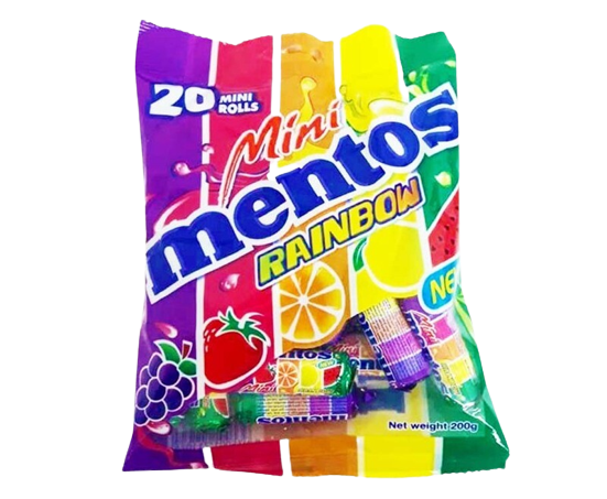 MENTOS MINI R.B 200G 2OR